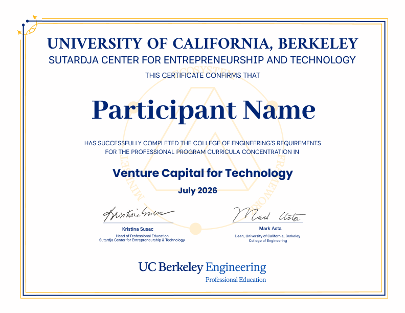 certificate sample